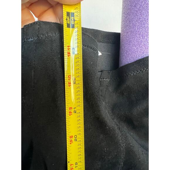 NWOT DREAM PAIRS Black Vegan Suede Thigh High Over the Knee Chunky Heel Boot 8.5 - Picture 6 of 9